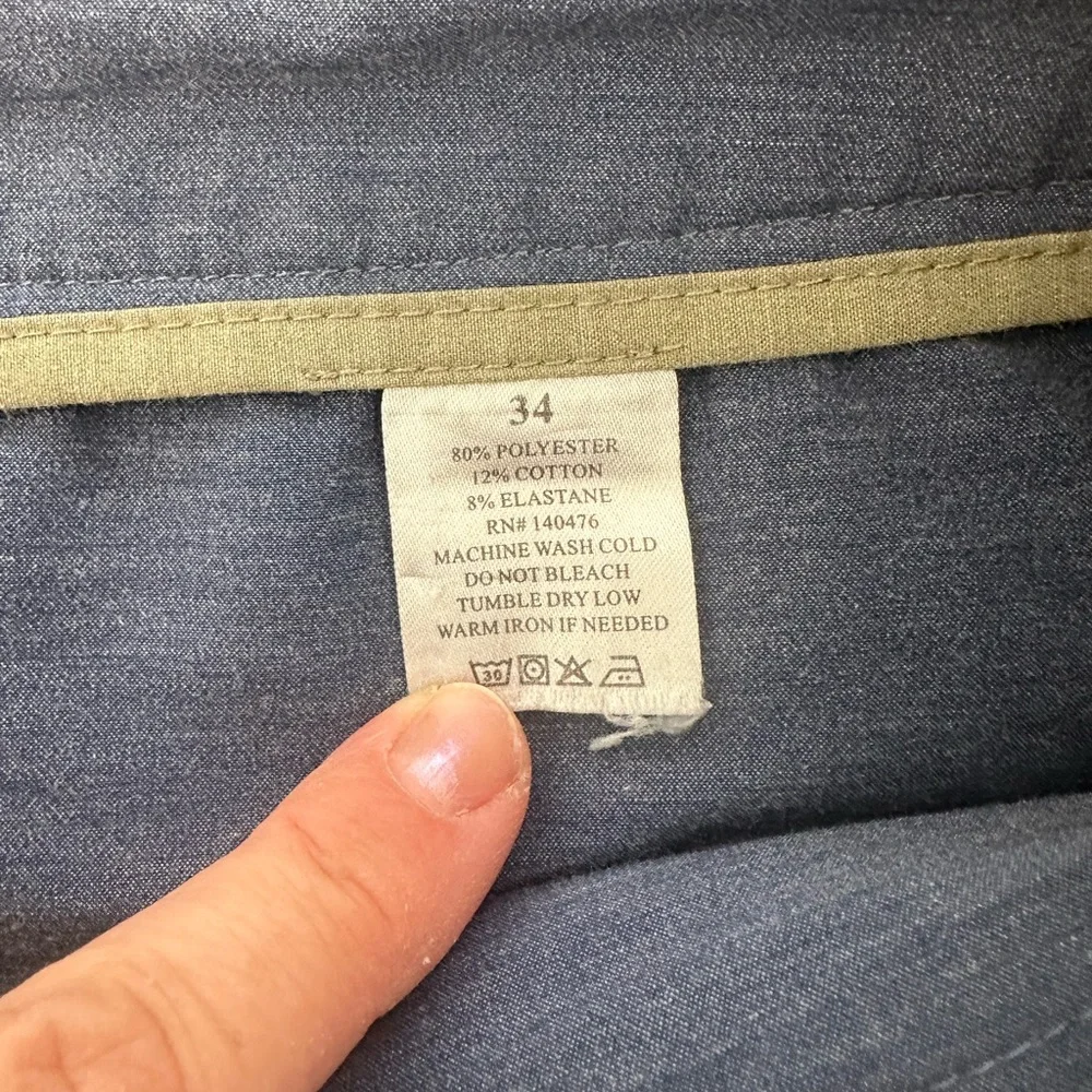 FAHERTY all day shorts size 34